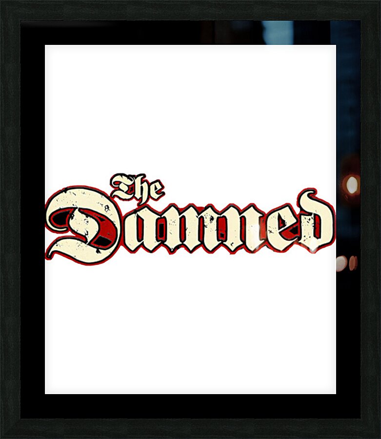 The Damned 42 Picture Frame print