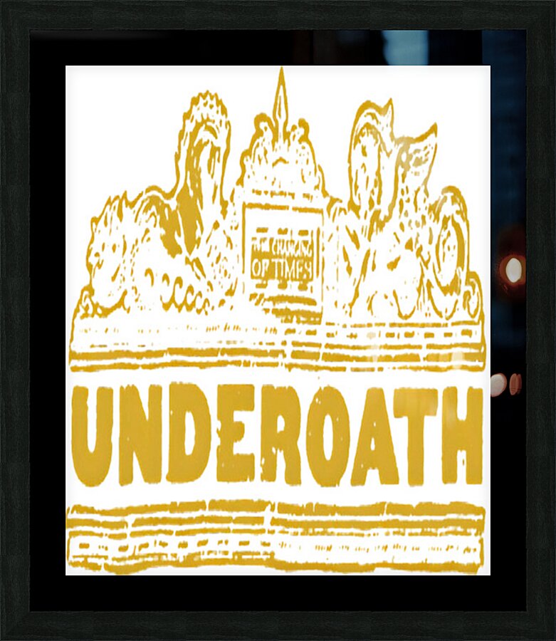 Underoath 35 Picture Frame print