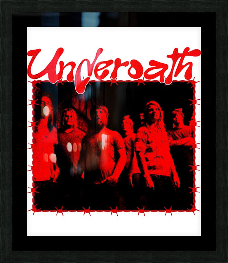 Underoath 38 Picture Frame print