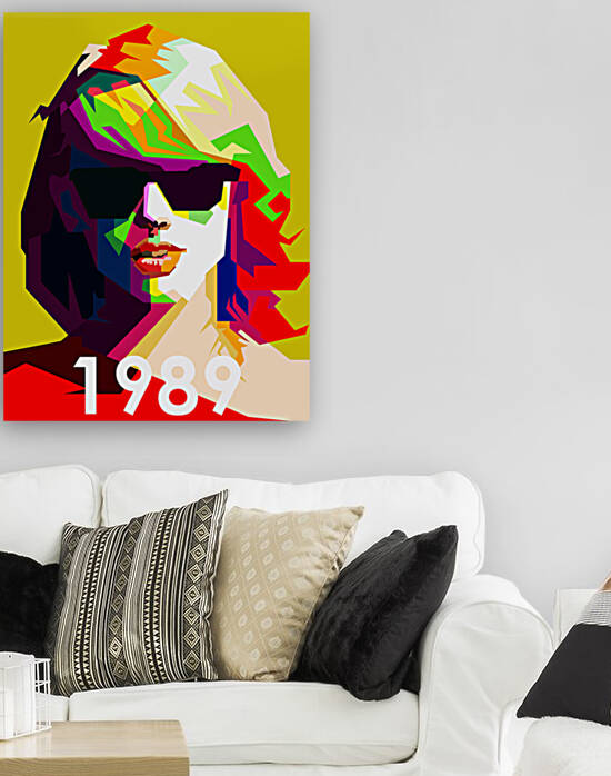 Taylor Swift Famous Singer Pop Art WPAP by Artkreator