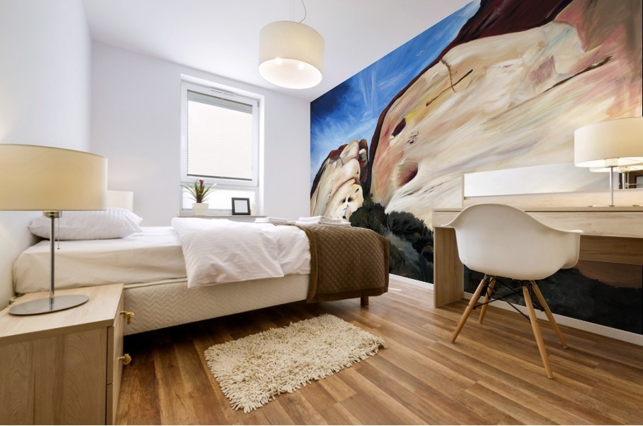 Faces of Red Rock Mural print