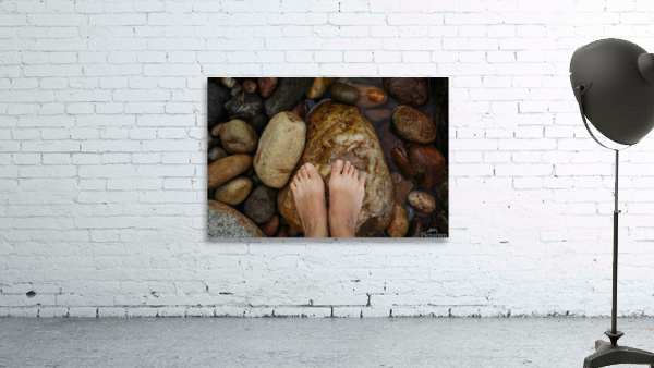 Feets on the rock Wall Preview