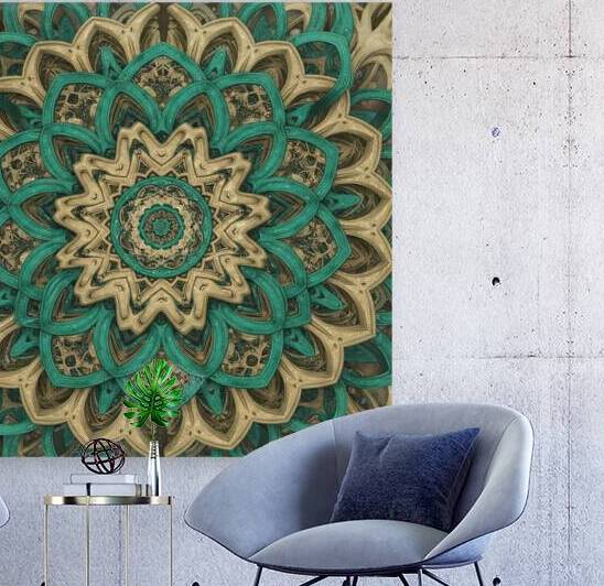 Intricate mandala with fine details by el mehdi agriba