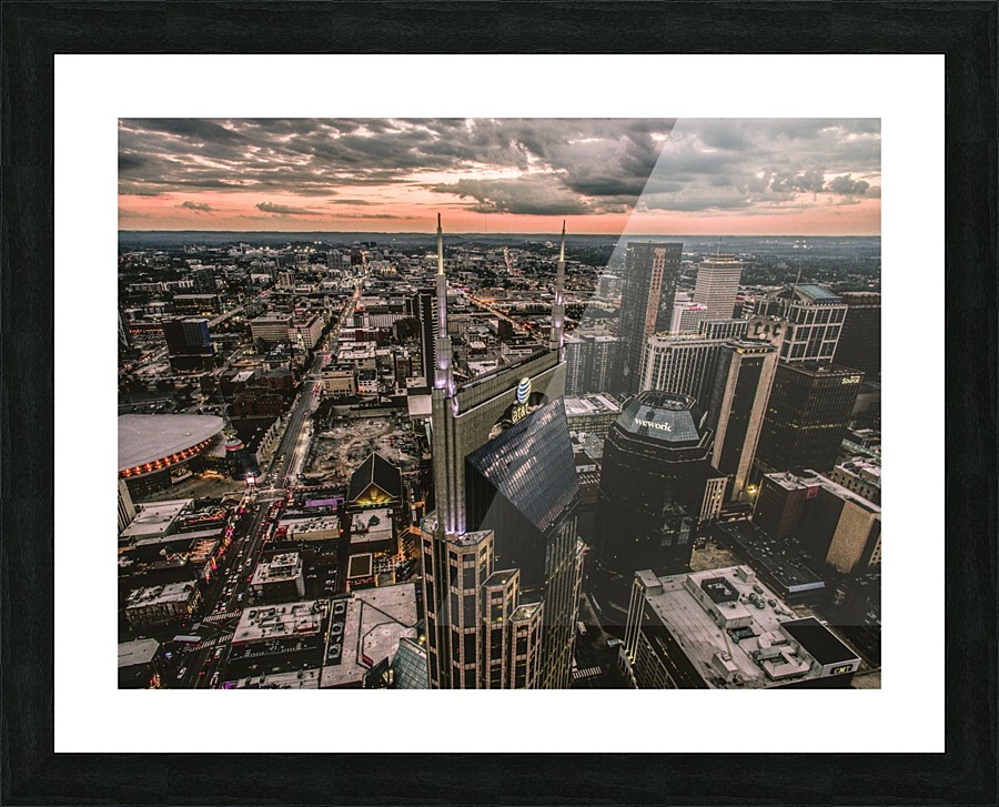Nashville Skyline Picture Frame print