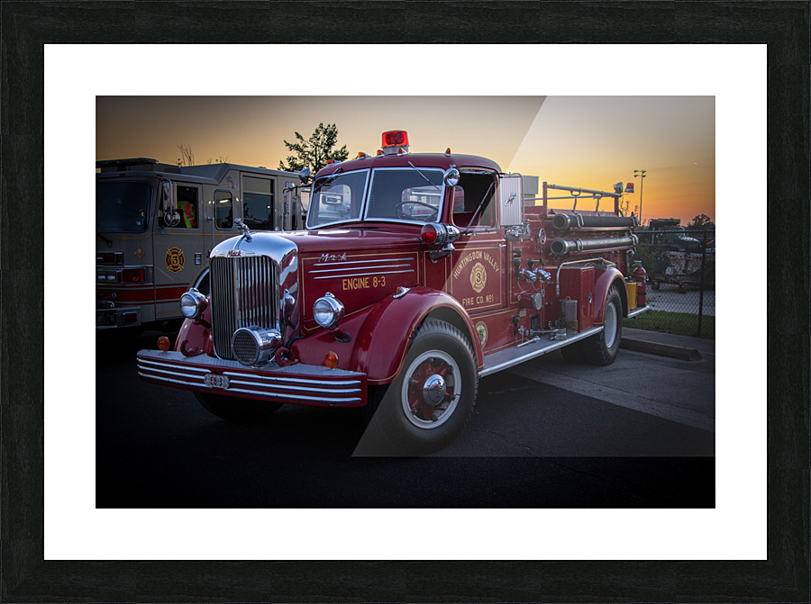 Engine 8-3 Picture Frame print