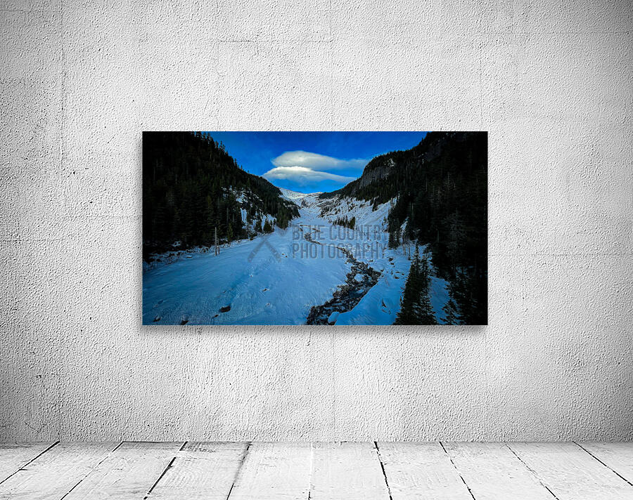 Snowy Mountain Pass  Wall Preview