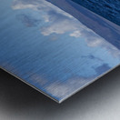 Humpback Whale Spout Blowing near Lahaina Maui Hawaii Metal print