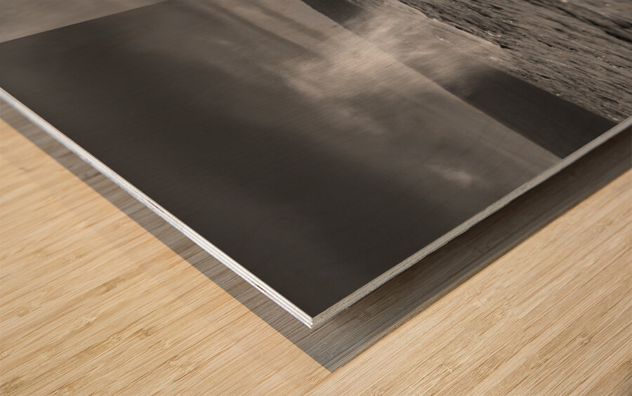 Humpback Whale Spout Breaching Tail Slapping near Lahaina Maui Wood print