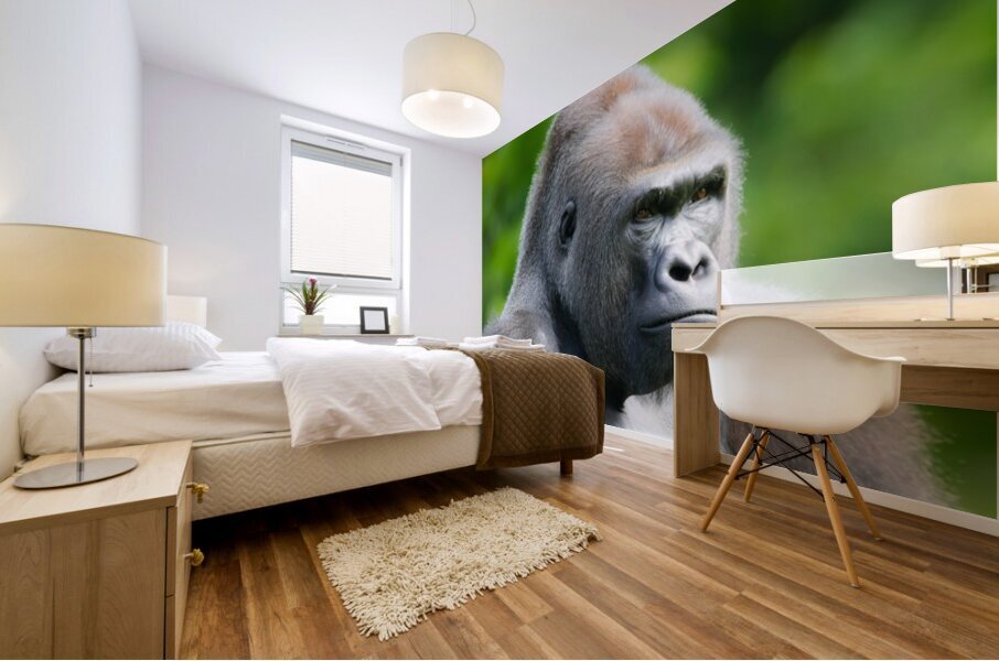 Gorilla Mural print
