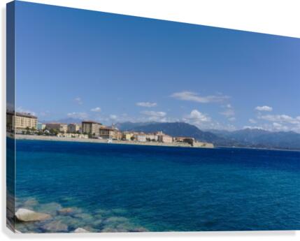 Ajaccio coastline Canvas Print
