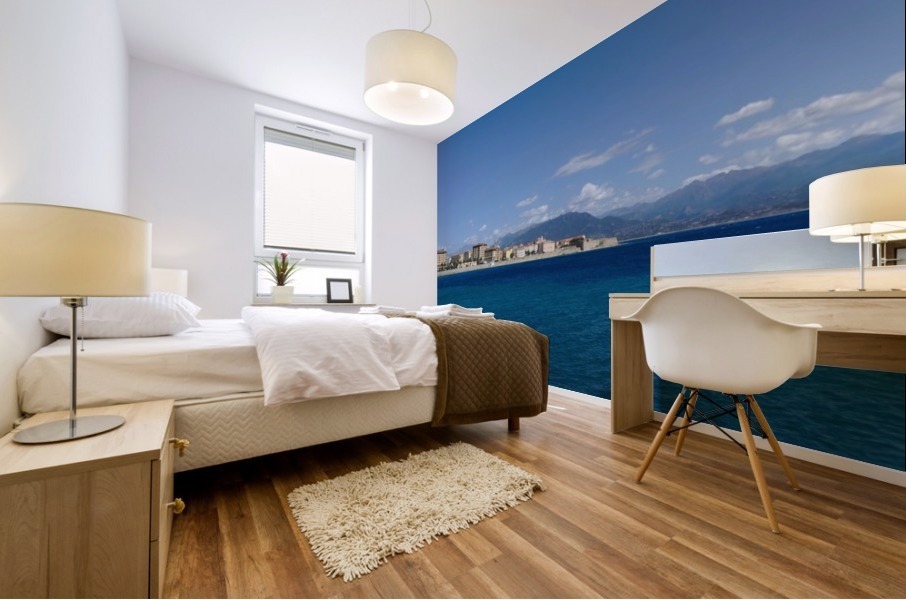 Ajaccio coastline Mural print