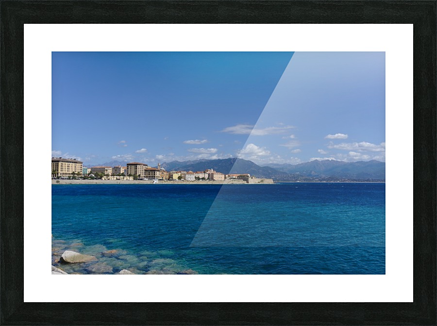 Ajaccio coastline Picture Frame print