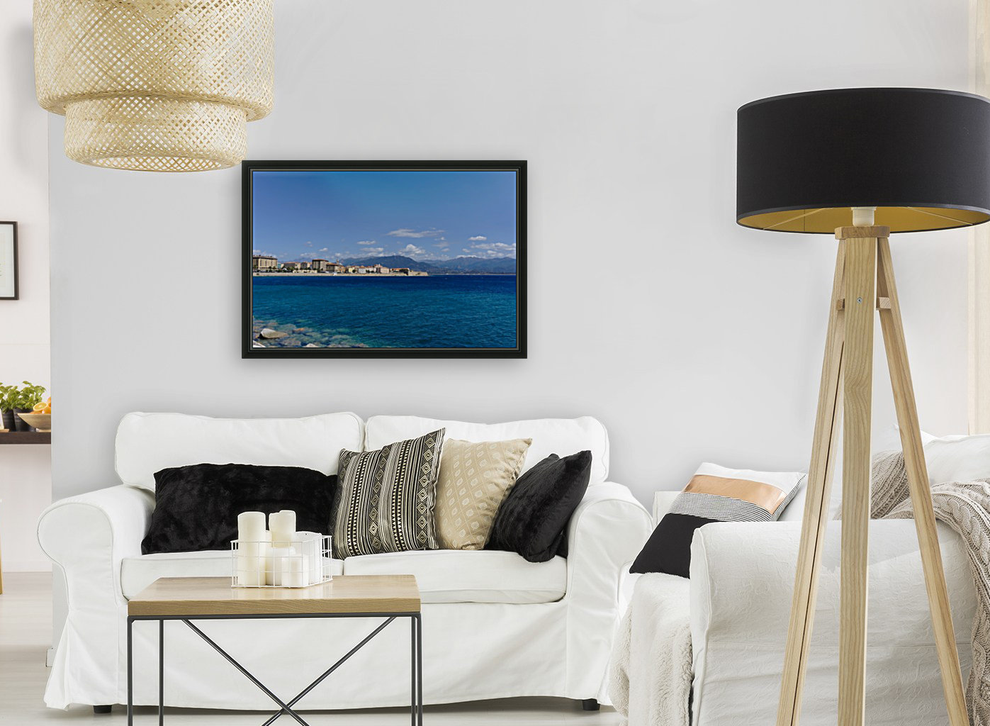 Ajaccio coastline Reproduction