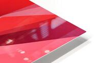 Parametric abstract red shape 2 HD Metal print