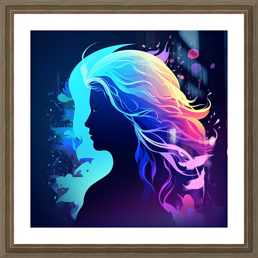 Seraph Art 14 Picture Frame print