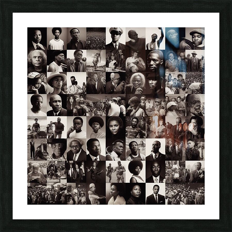 Blacks in America 2 Picture Frame print