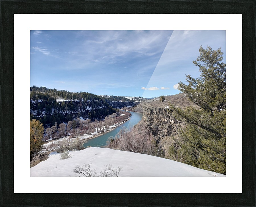 Snake River  Picture Frame print