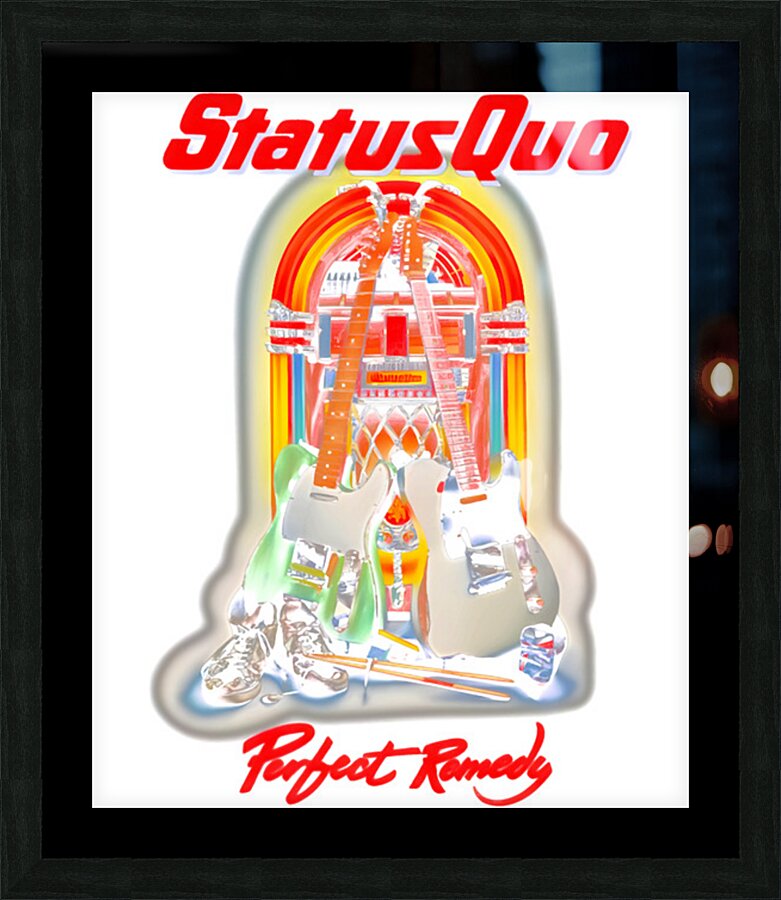 Status quo 1 Picture Frame print