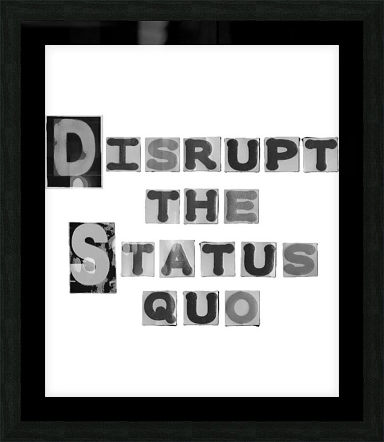 Status quo 4 Picture Frame print