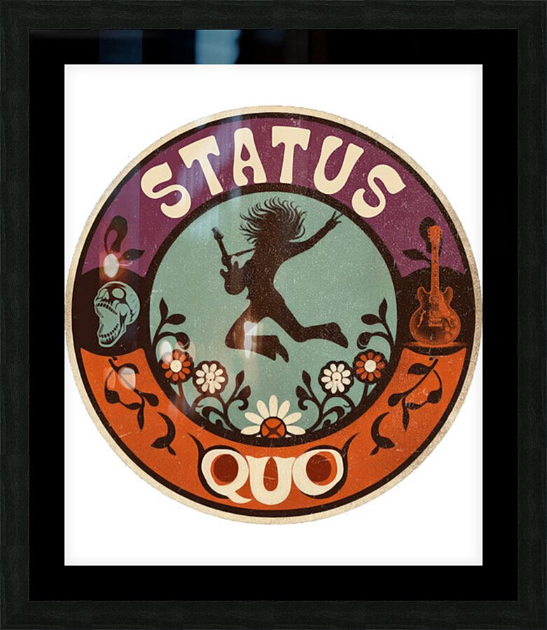 Status quo 11 Picture Frame print