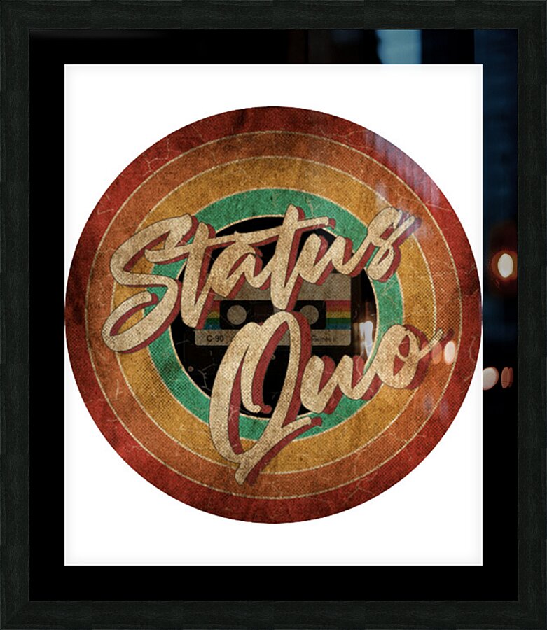 Status quo 1 Picture Frame print