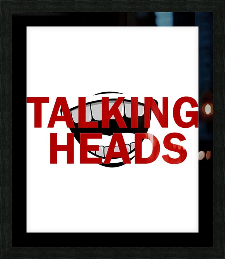 Talking Heads 29 Picture Frame print