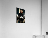 Ai portrait of a young woman in a futuristic world Acrylic Print