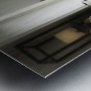 Ballerina portrait in a bathroom Metal print