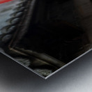 Red Chinese lanterns low angle view Metal print