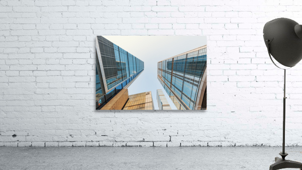 IFS skyscrapers against sky in Chengdu Wall Preview