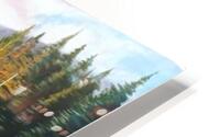 Serene Forest Landscape HD Metal print
