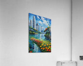 Singapore cityscape art18k3 Acrylic Print