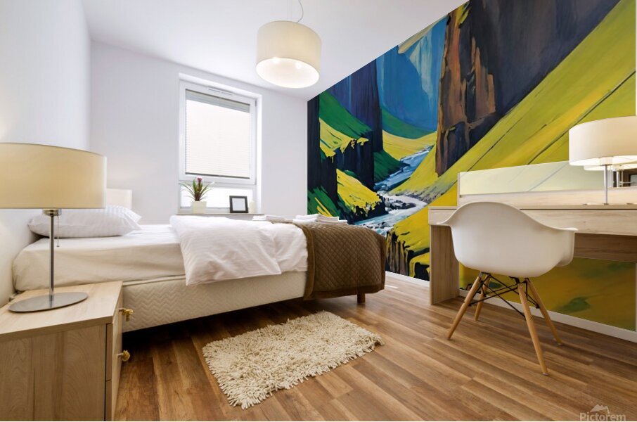 Canyon Iceland 20k2 Mural print