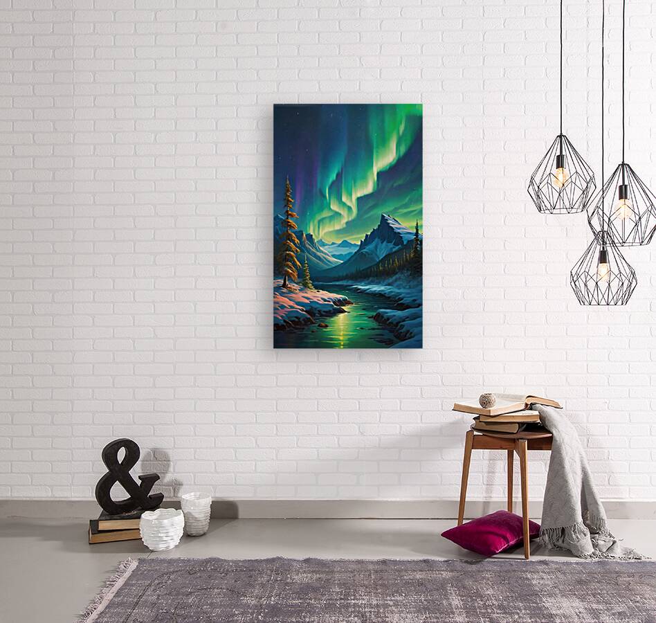 Northern light Canada art 20k1 Reproduction