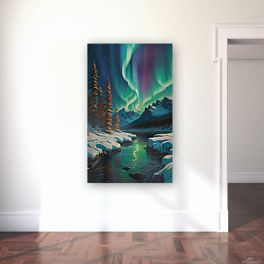 Northern light Canada art 20k3 Reproduction
