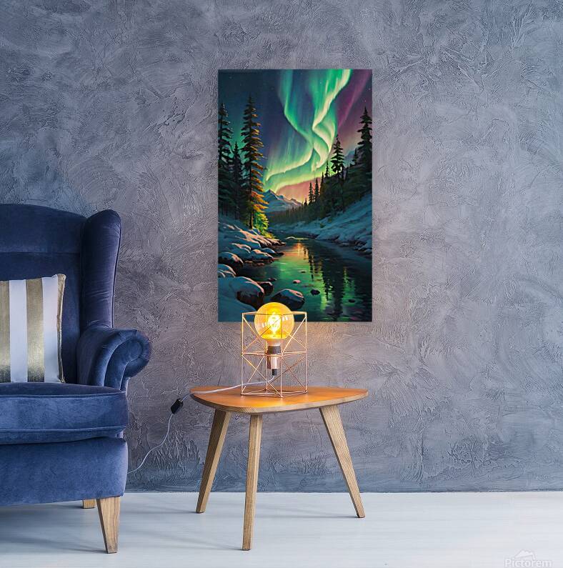 Northern light Canada art 20k5 Reproduction