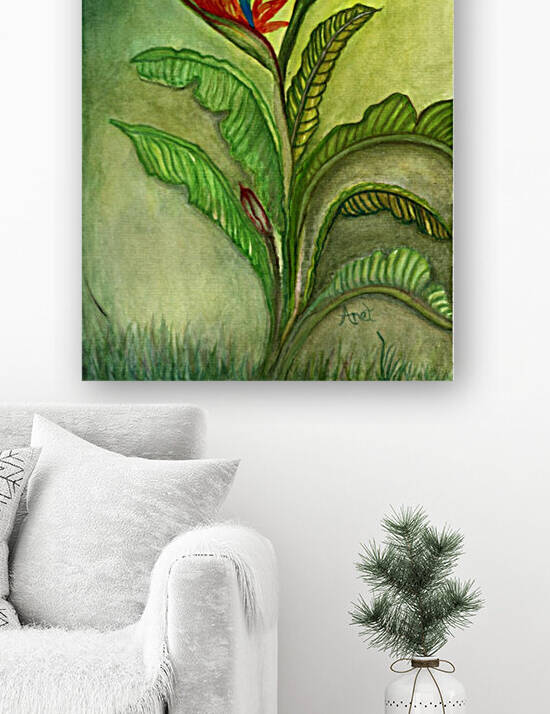 Firey Birds Of Paradise  by Anet