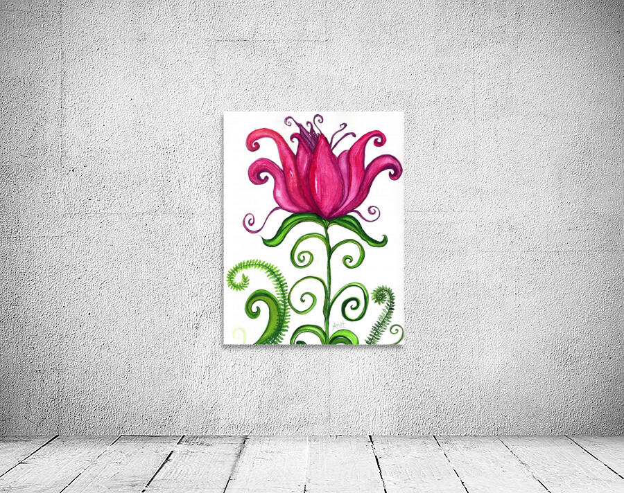 Tipsy Tulip Wall Preview