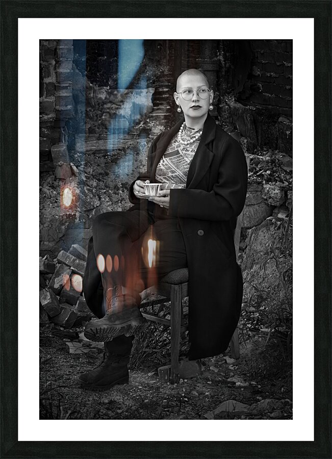 Sur tes ruines  Picture Frame print