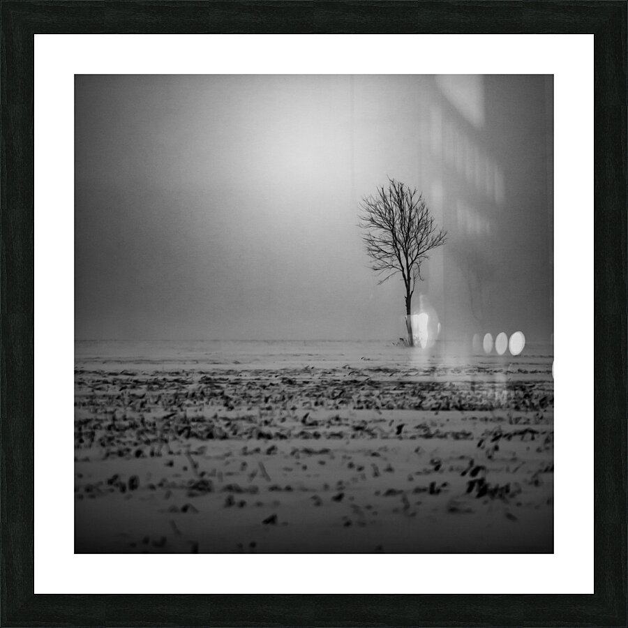 Nuit d hiver Picture Frame Printing