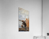 IMG 4310. Bear in a lake Acrylic Print