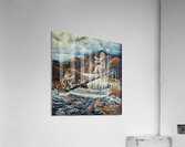 IMG 4290 Two mountain man on a log Acrylic Print