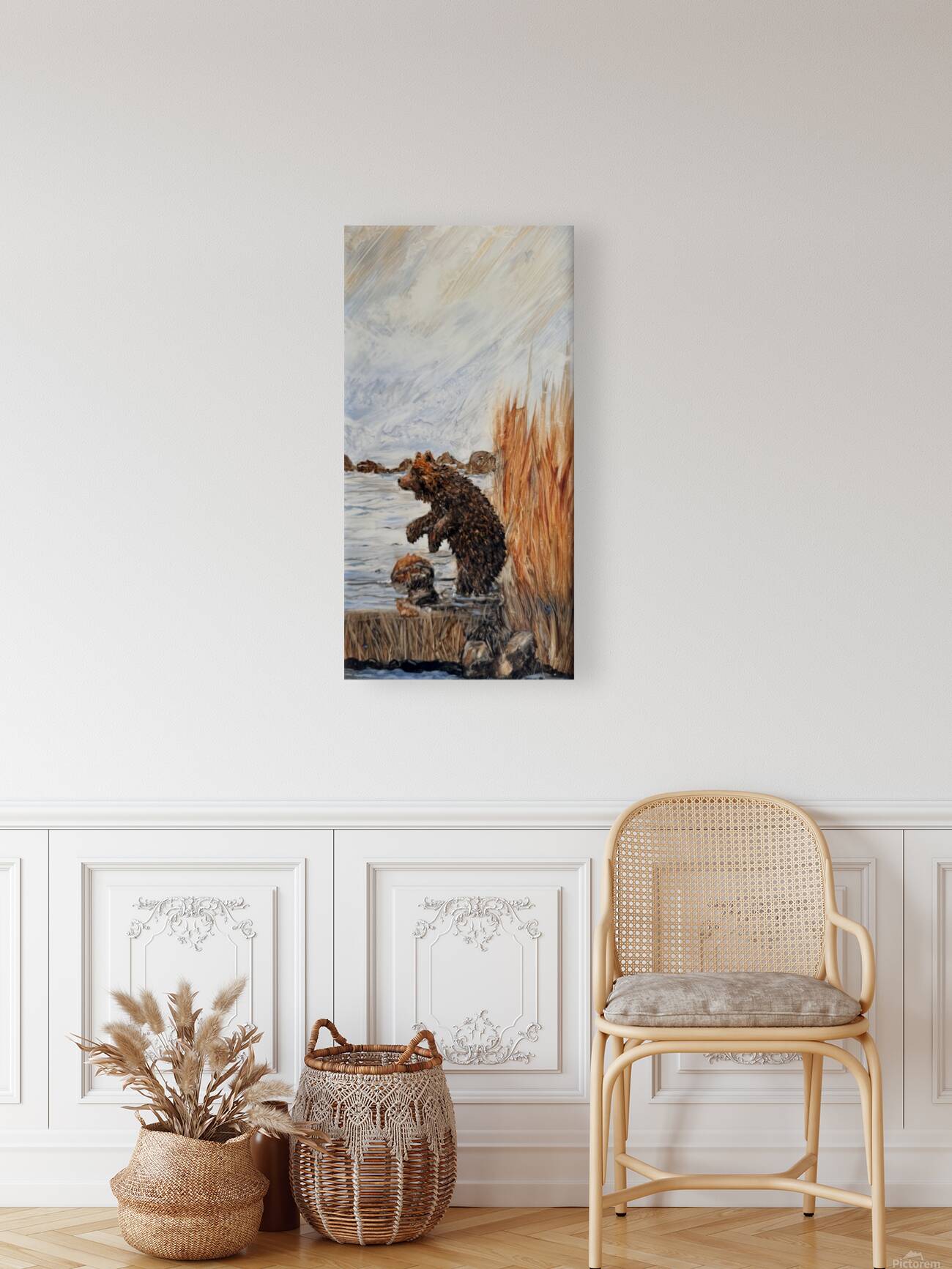 IMG 4310. Bear in a lake Reproduction