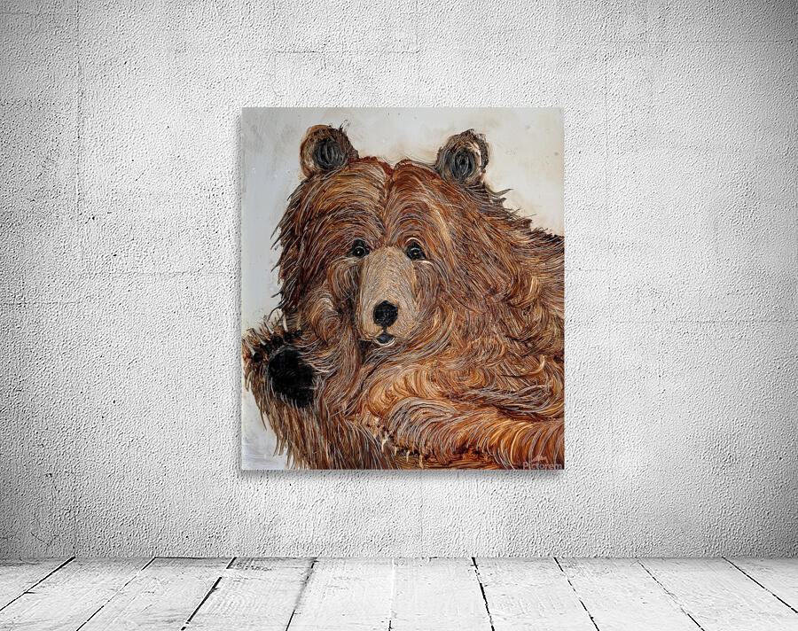 IMG 4321 happy waving bear Wall Preview