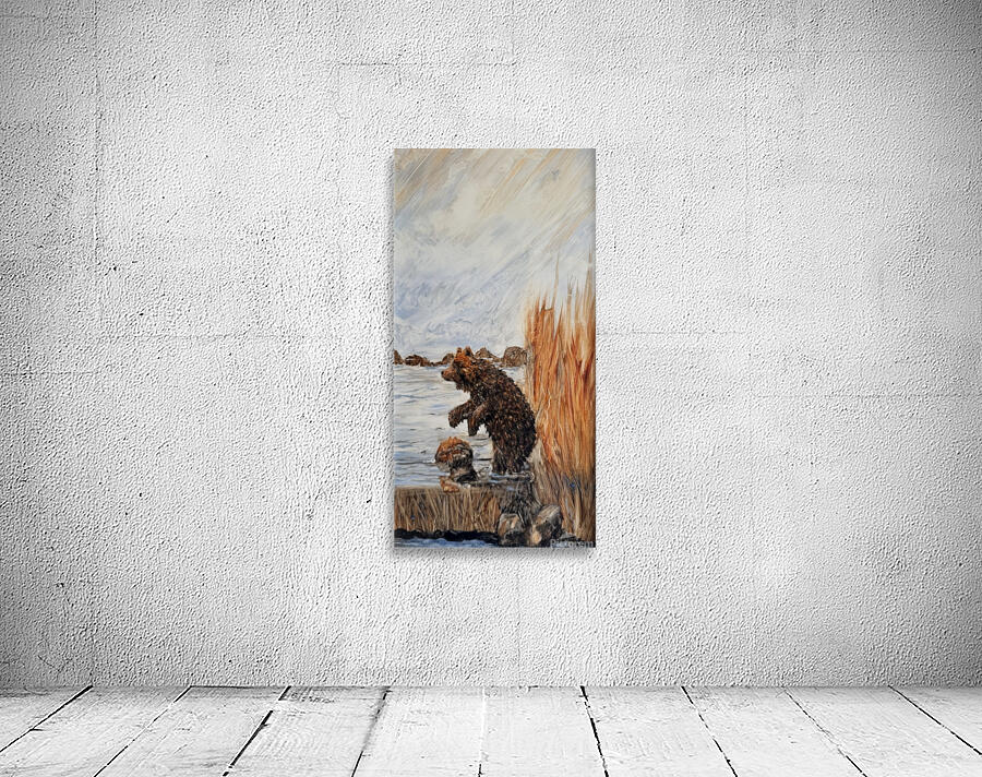 IMG 4310. Bear in a lake Wall Preview