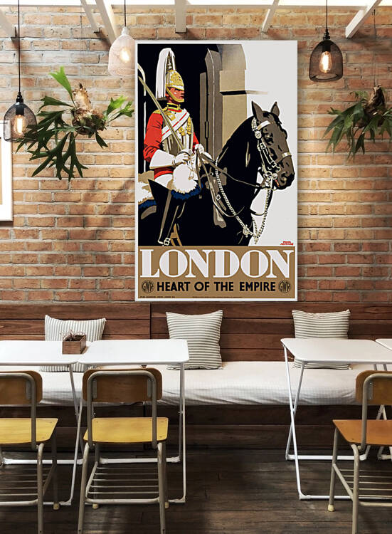 1935 LONDON Heart Of The Empire GWR Travel Po by Retrographics