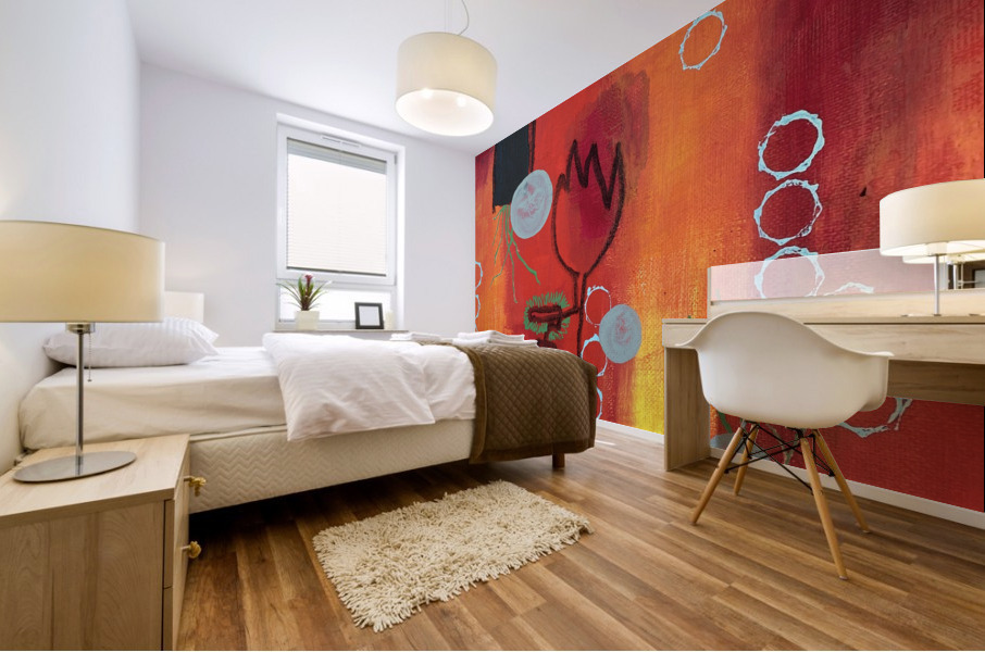 UntitledRED Mural print