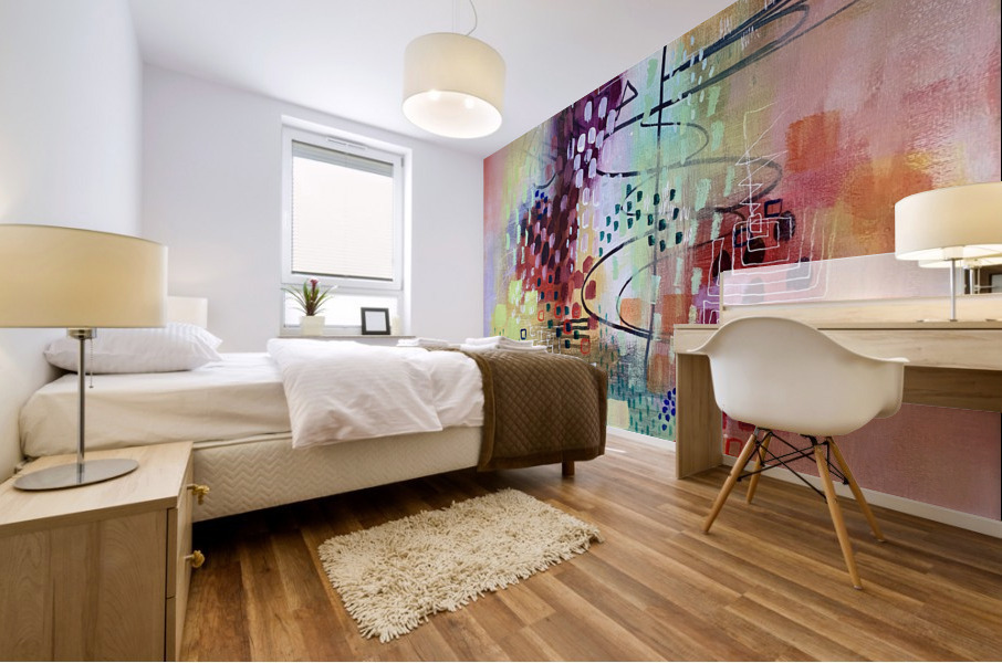 Sun Shower Mural print