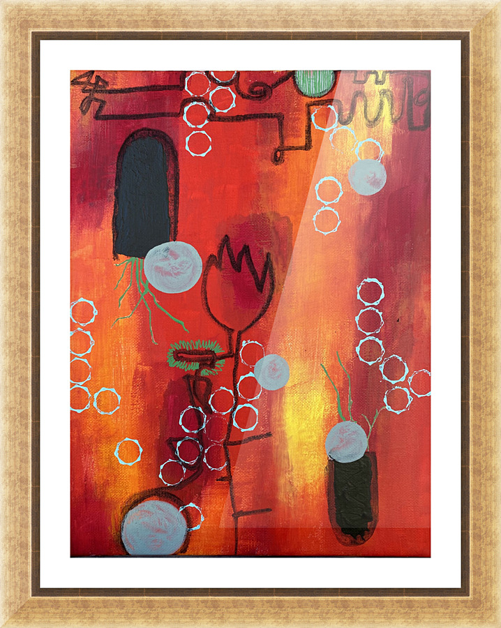 UntitledRED Picture Frame print