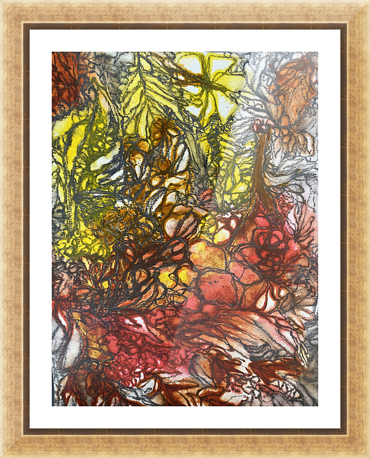Autumn Leaves Fall Picture Frame print
